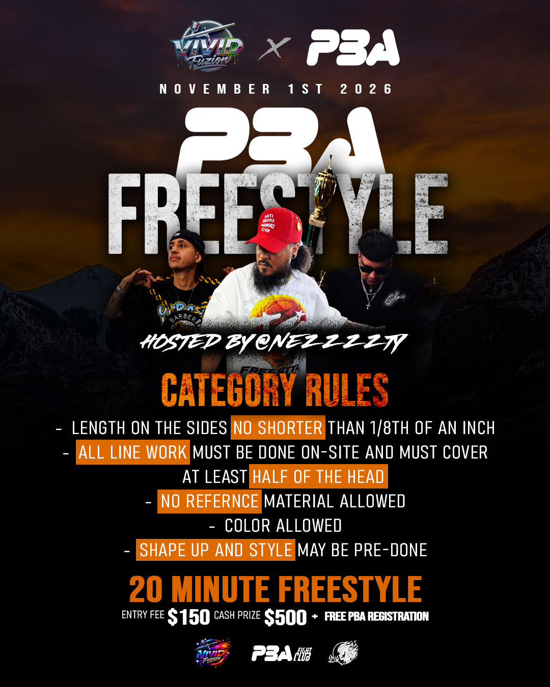 20 Minute FREESTYLE Category At The VIVID Trade Show | Hosted by @NEZZZZTY