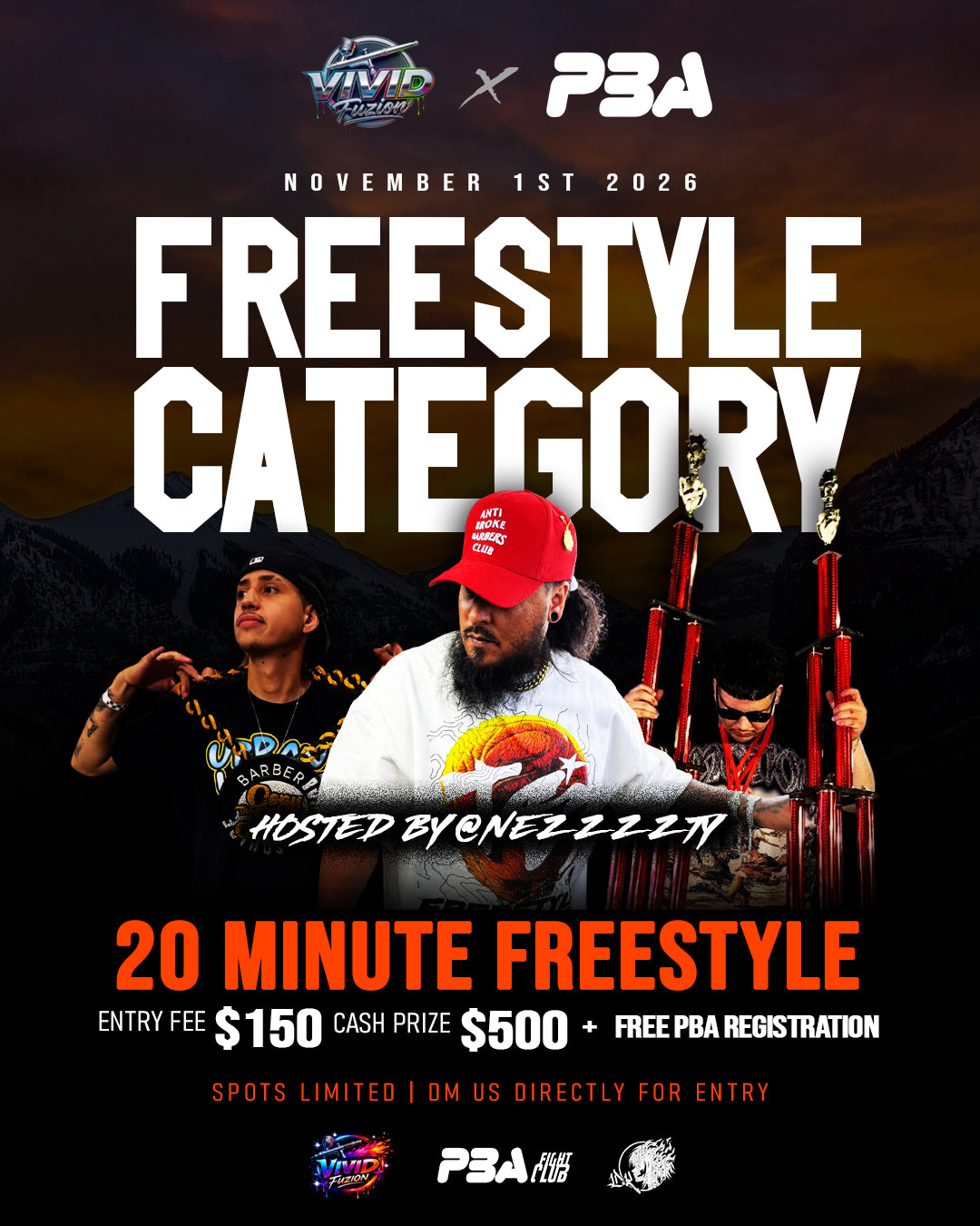 20 Minute FREESTYLE Category At The VIVID Trade Show | Hosted by @NEZZZZTY