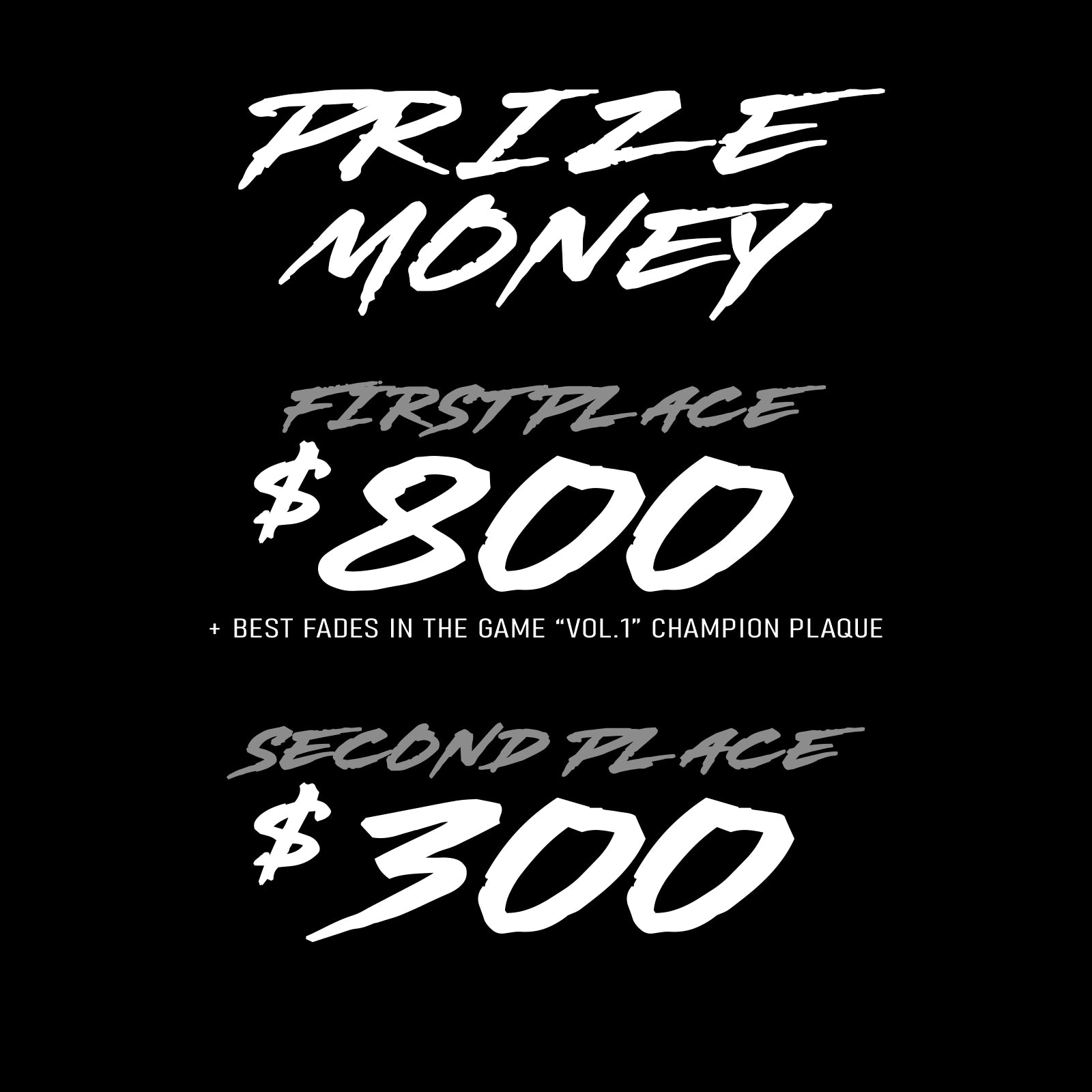 BEST FADES IN THE GAME Online Tournament Entry
