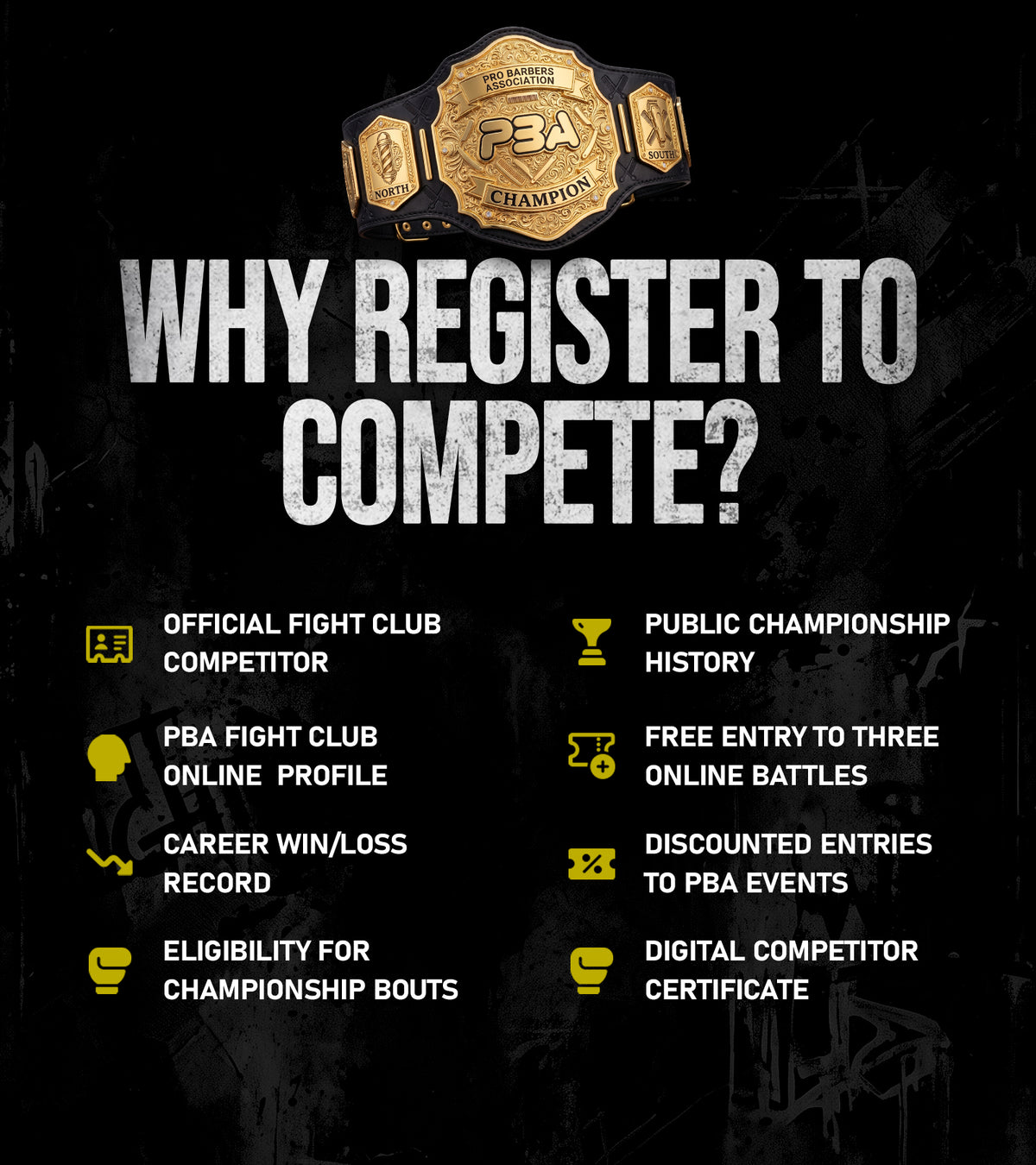 PBA FIGHT CLUB Competitor Registration
