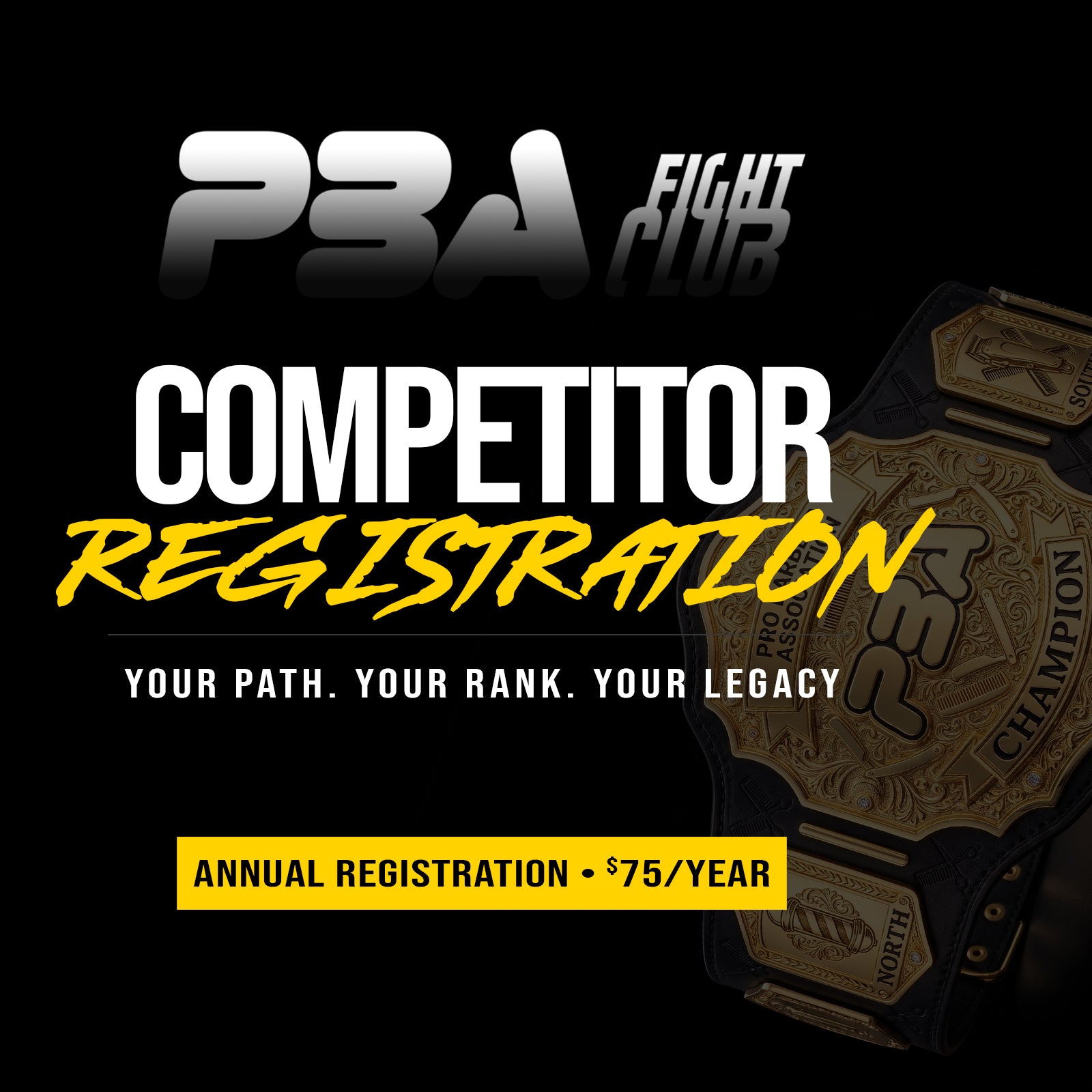PBA FIGHT CLUB Competitor Registration