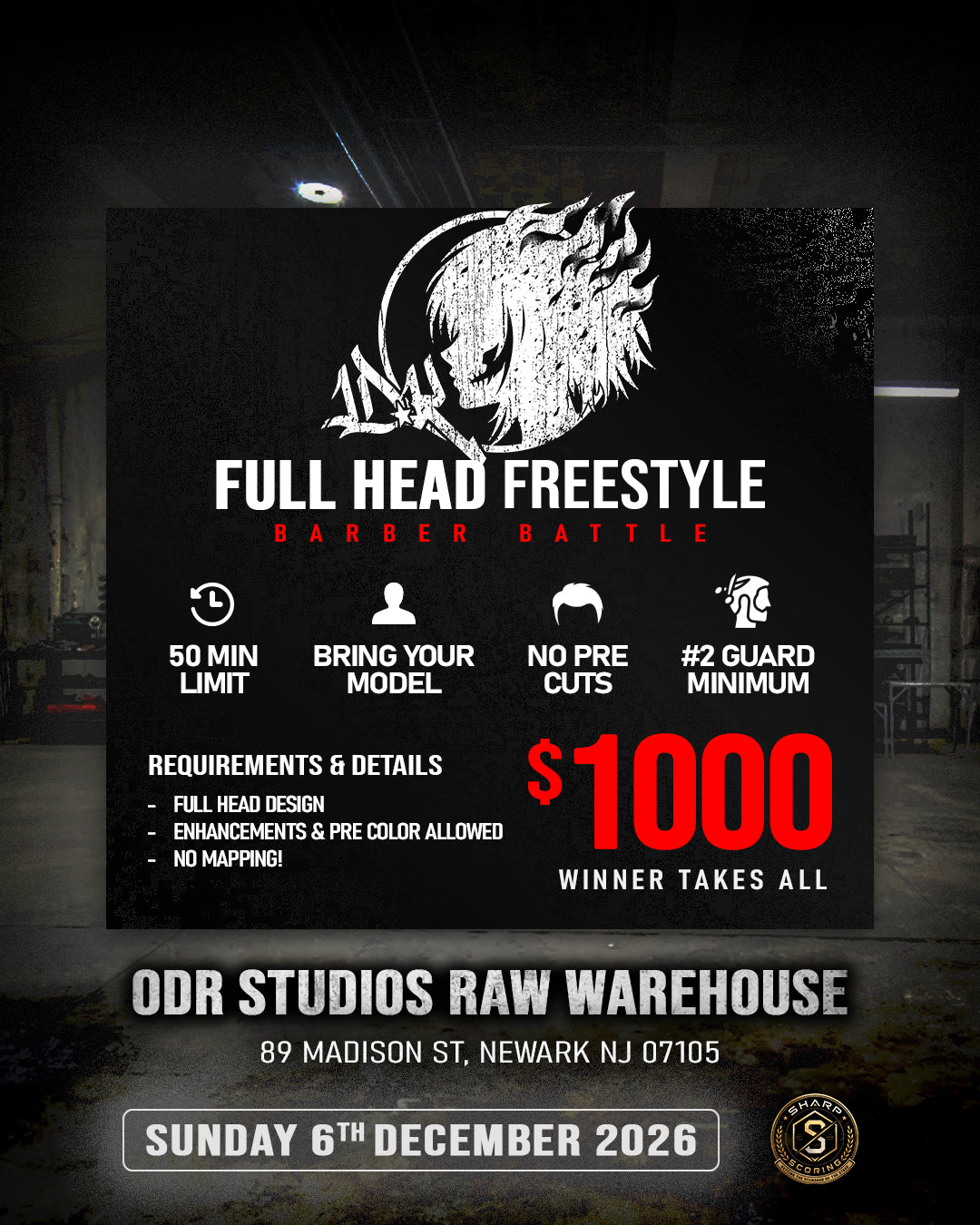 InDaKuTT Full Head Freestyle Barber Battle