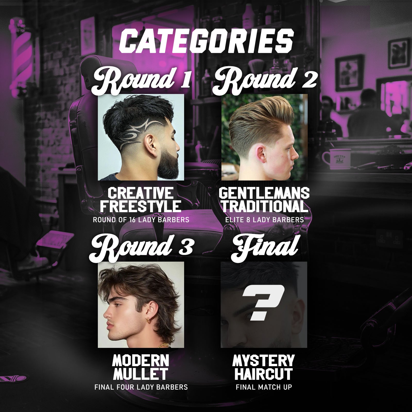 Lady Barber Vol.2 | Online Tournament Barber Battle