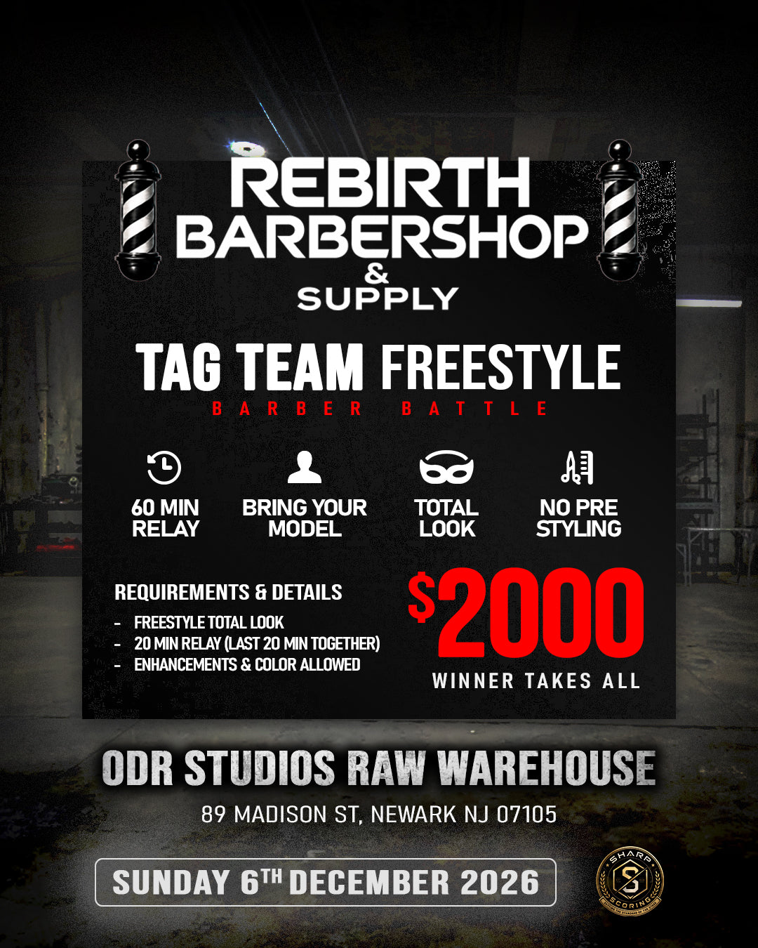REBIRTH Tag Team Relay Freestyle Barber Battle